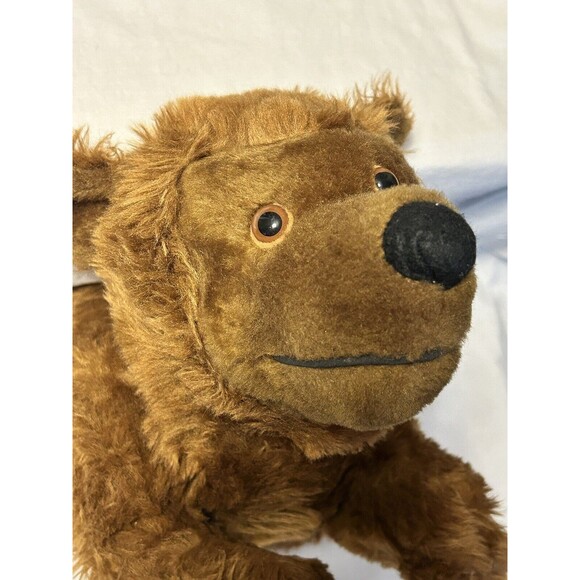 Vintage 1977 Knickerbocker Grizzly Adams Brown Bear Stuffed Animal Toy Plush - Picture 1 of 9
